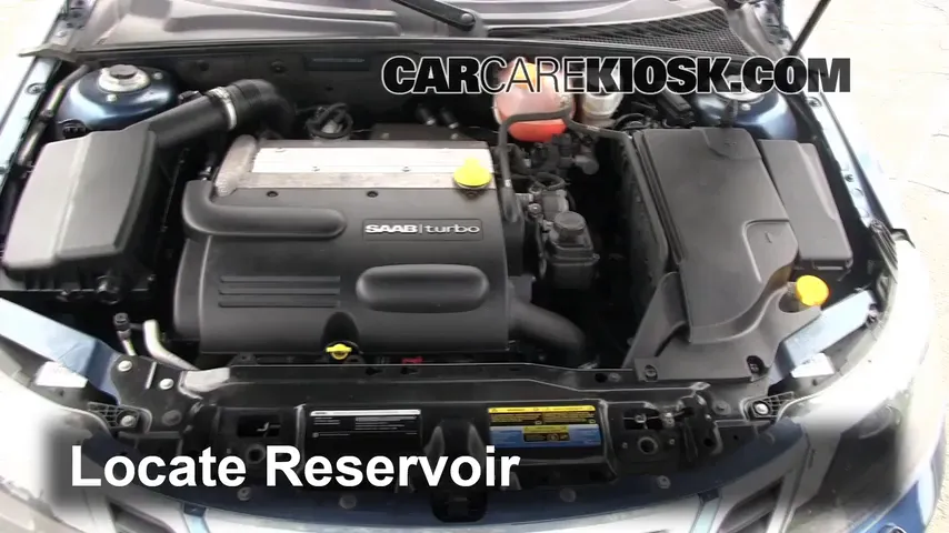 2008 Saab 9-3 2.0T 2.0L 4 Cyl. Turbo Wagon (4 Door) Liquide essuie-glace Ajouter du liquide